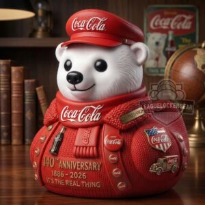 Coca-Cola Polar Bear 140th Anniversary Rubber Duck