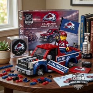 Colorado Avalanche EST. 1995 Building Blocks Truck Toy Set