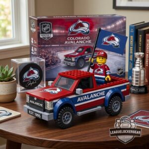 Colorado Avalanche EST. 1995 Building Blocks Truck Toy Set