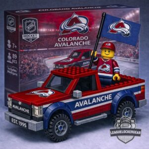 Colorado Avalanche EST. 1995 Building Blocks Truck Toy Set