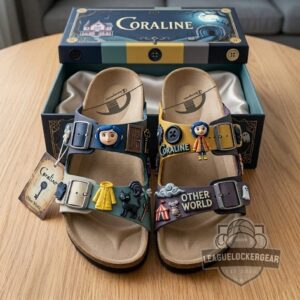 Coraline Other World Custom Sandals With Charms