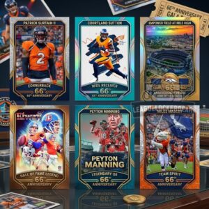 Denver Broncos 66th Anniversary Ultra Premium Trading Cards
