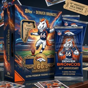Denver Broncos 66th Anniversary Ultra Premium Trading Cards