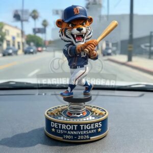 Detroit Tigers 125th Anniversary 1901 - 2026 Car Dashboard Bobblehead