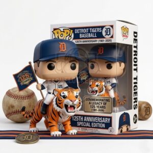 Detroit Tigers 125th Anniversary Special Edition Funko Pop