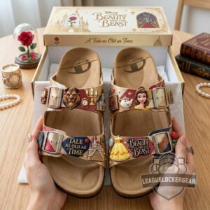 Disney Beauty and the Beast Sandals With Charms