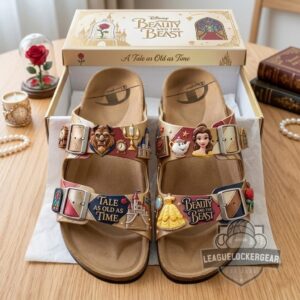 Disney Beauty and the Beast Sandals With Charms