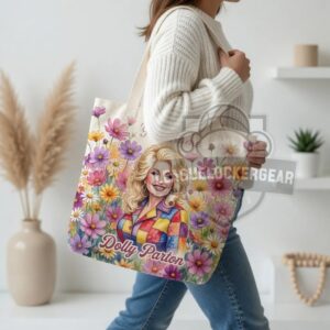 Dolly Parton Personalized Wildflower Tote Bag