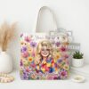 Dolly Parton Personalized Wildflower Tote Bag