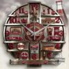 Dr. Pepper Vintage EST. 1885 Sculptured Wall Clock