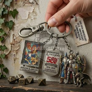 Dungeons & Dragons 50th Anniversary Commemorative Keychain