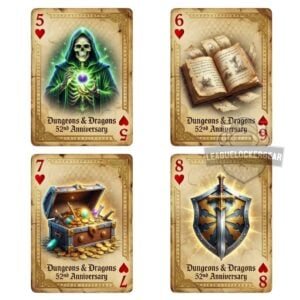 Dungeons & Dragons 52nd Anniversary 1974-2026 Playing Cards