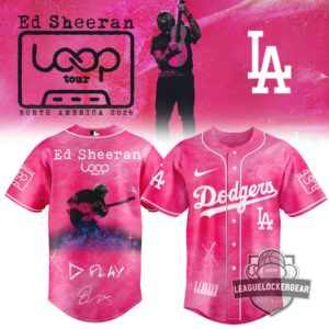Ed Sheeran Loop Tour North America 2026 All Team MLB Baseball Jersey