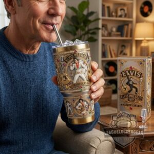 Elvis Presley 91st Anniversary The King Of Rock 'N' Roll Tumbler