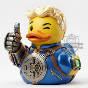 Fallout 30th Anniversary Vault Boy Rubber Duck Figure