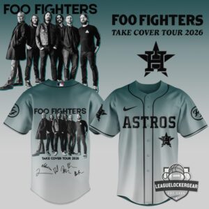 All Team Foo Fighters Take Cover Tour 2026 Baseball Jersey
