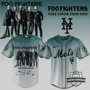 All Team Foo Fighters Take Cover Tour 2026 Baseball Jersey