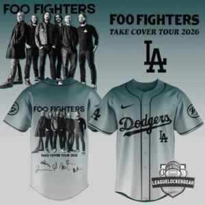 All Team Foo Fighters Take Cover Tour 2026 Baseball Jersey