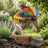 Freddie Mercury 80th Birthday Celebration Garden Wind Spinner