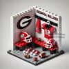 Georgia Bulldogs Lego Locker Room Diorama