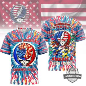 Grateful Dead Make America Grateful Again America 250th Anniversary T-Shirt