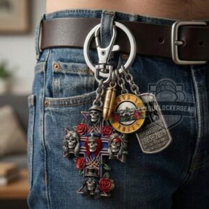 Guns N' Roses 40th Anniversary Keychain