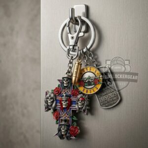 Guns N' Roses 40th Anniversary Keychain