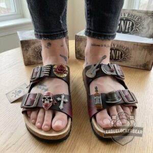 Guns N' Roses Custom Ornaments Slide Sandals
