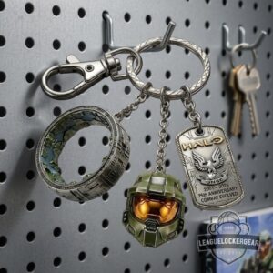 Halo 25th Anniversary Keychain Set
