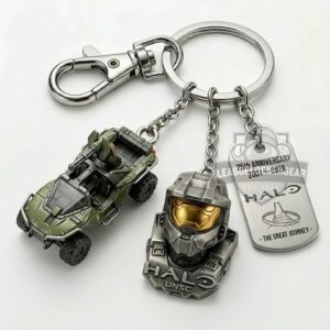 Halo 25th Anniversary Keychain