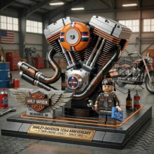 Harley-Davidson 123rd Anniversary Since 1903 Brick Set