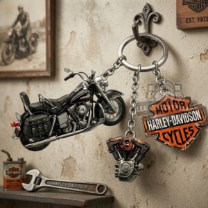 Harley-Davidson 123rd Anniversary Keychain Set