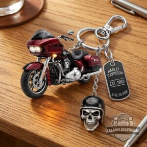 Harley-Davidson Live To Ride Keychain