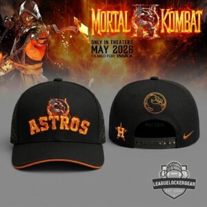Houston Astros x Mortal Kombat 3D Baseball Jersey