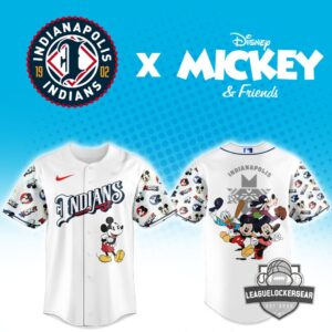 Indianapolis Indians Disney Mickey Baseball Jersey
