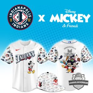 Indianapolis Indians Disney Mickey Baseball Jersey