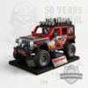 Iron Maiden 50th Anniversary The Trooper Building Blocks Car