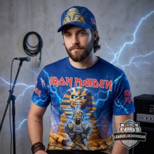 Iron Maiden Powerslave Run For Your Lives Tour 3D T-Shirt