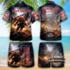 Iron Maiden Run For Your Lives Tour Hawaiian Shirt and Shorts