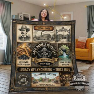 Jack Daniel's 160th Anniversary 1866-2026 Blanket