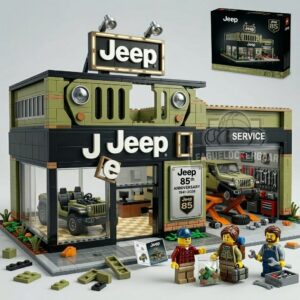 Jeep 85th Anniversary Dealership Building Block Set