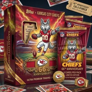 Kansas City Chiefs 66th Anniversary Trading Cards Box Set