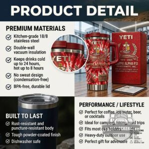 Kappa Alpha Psi Nupes 115th Anniversary 1911 - 2026 Yeti Tumbler