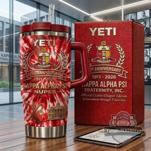 Kappa Alpha Psi Nupes 115th Anniversary 1911 - 2026 Yeti Tumbler