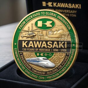 Kawasaki 130th Anniversary 1896-2026 Ninja Commemorative Coin