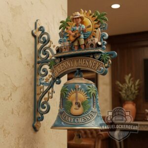 Kenny Chesney 58th Birthday Wall Hanging Bell