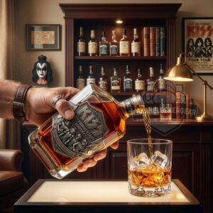 KISS 53rd Anniversary Whiskey Decanter