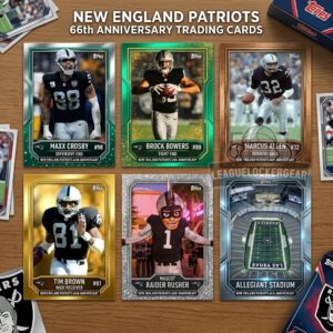 Las Vegas Raiders 66th Anniversary Trading Card Box Set