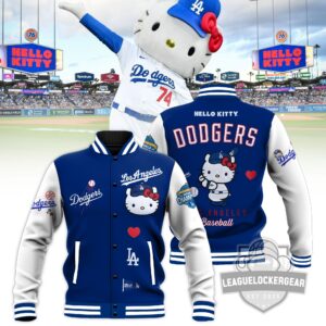 Los Angeles Dodgers Hello Kitty Varsity Jacket