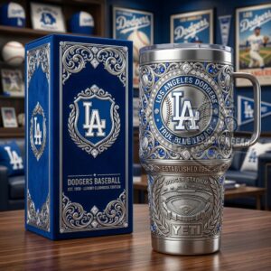 Los Angeles Dodgers Luxury Clubhouse Edition Established 1958 Tumbler